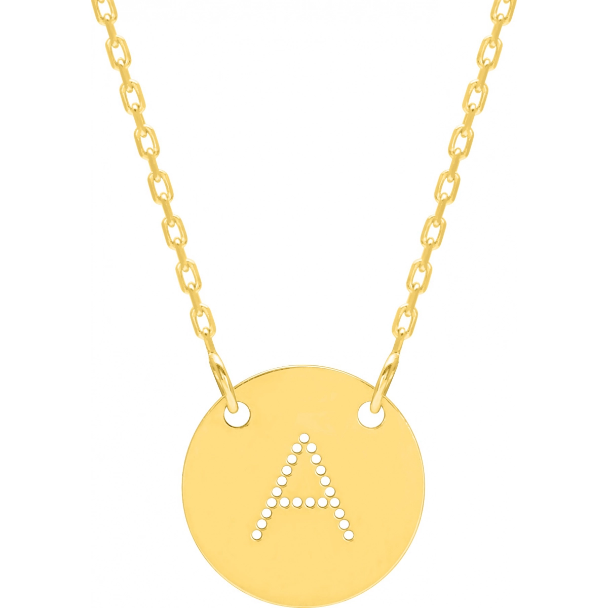 Necklace Gold plated brass  Lua Blanca  132327.0
