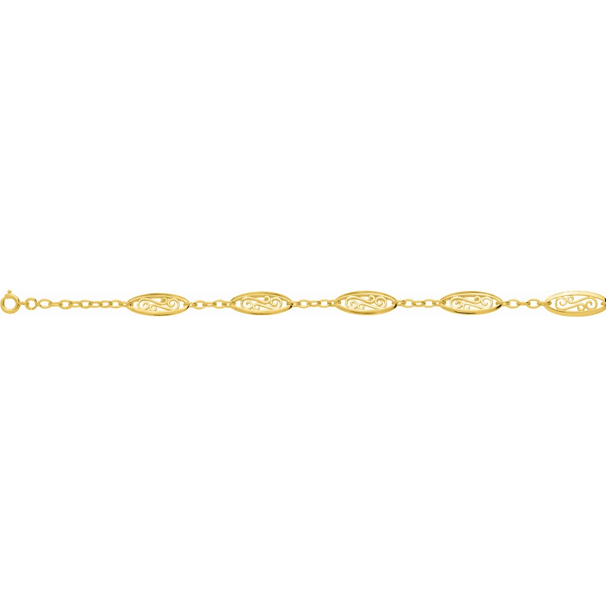 Collar chapado en oro Lua Blanca 224886J.60 -  Tamanho espanhol: 60