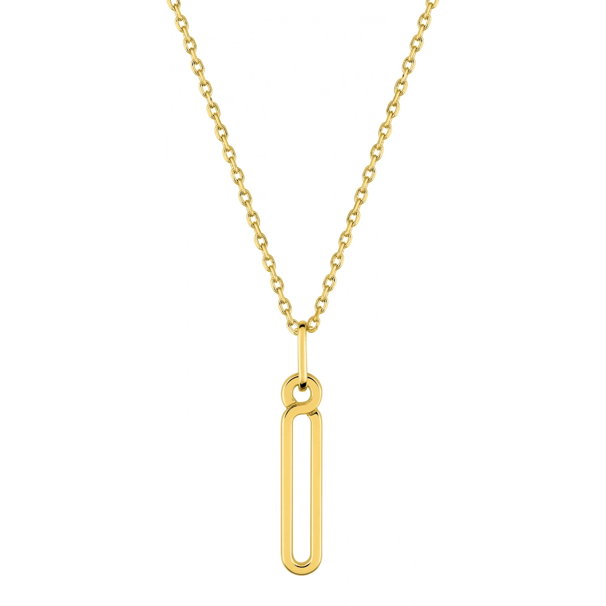 Necklace gold plated Brass Lua Blanca  255900 