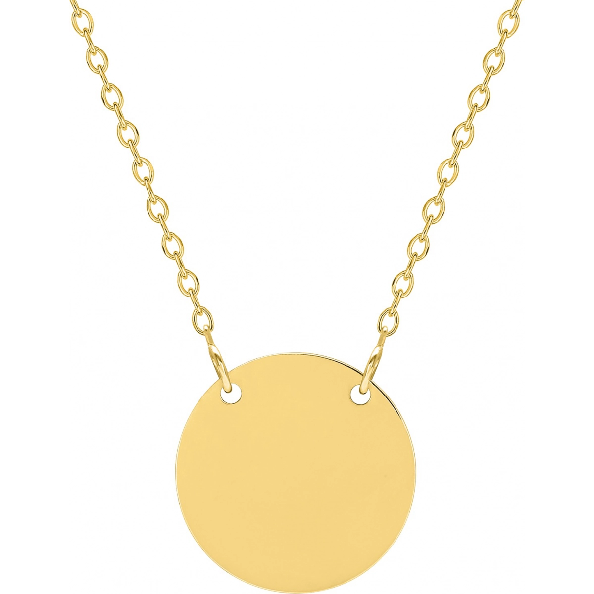 Necklace w. 15mm tokeh gold plated Brass  Lua Blanca  132306.0