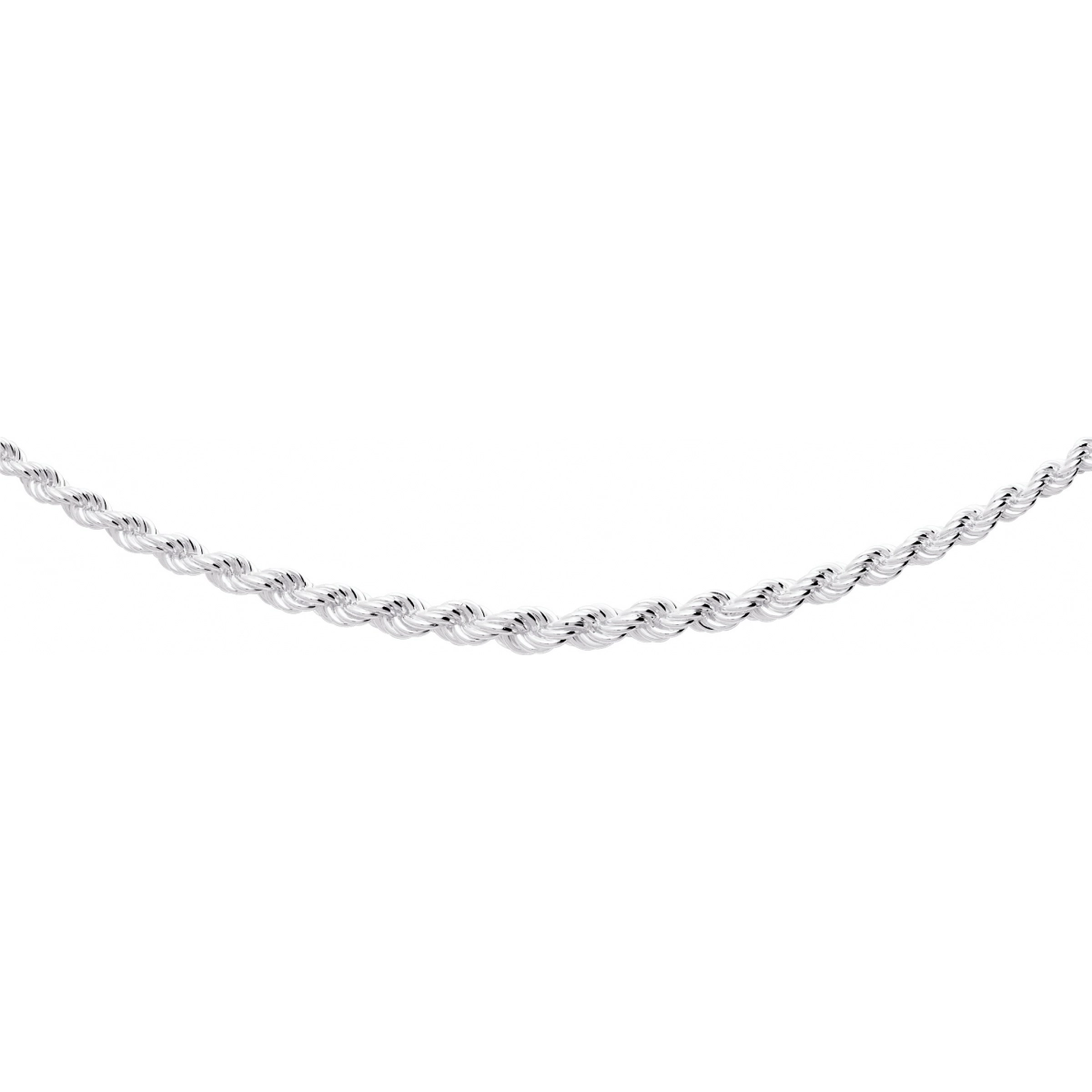Necklace w. cord rh925 Silver - Size: 45  Lua Blanca  302118.45
