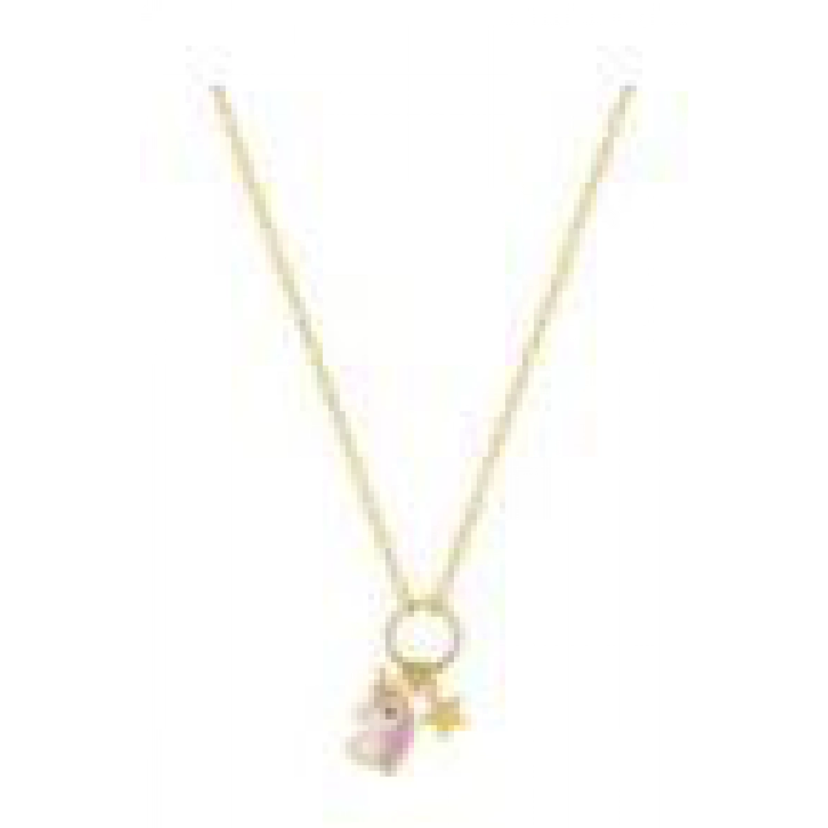 Necklace w. lacquer 18K YG Lua Blanca  4.0620.89 
