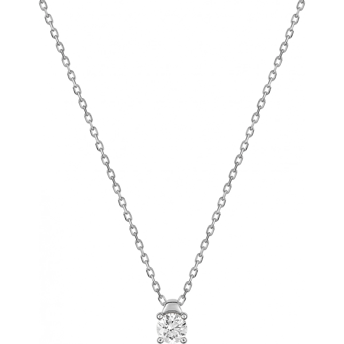 Collar diamante 0.15ct HP1 18Kt Oro Blanco Lua Blanca 4.0417.40.0