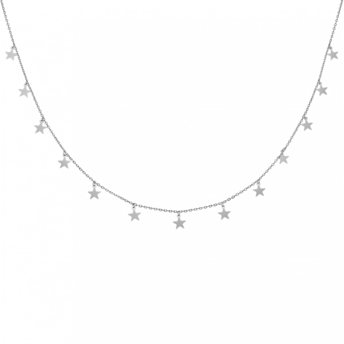 Collar Multi Star Pendant Plata Hekka 2200228-R