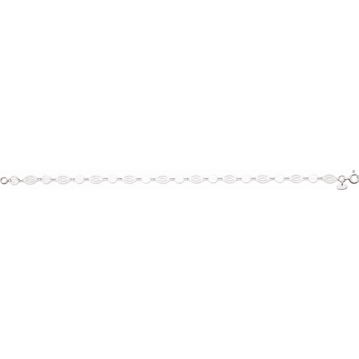 Silver 925 Necklace rhod Lua Blanca  424412J - Size 45