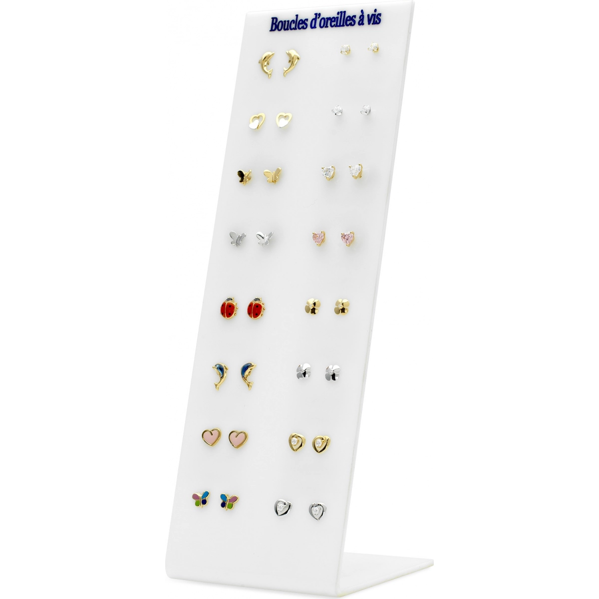 Set of earrings pair 18K  Lua Blanca  K10B13.0
