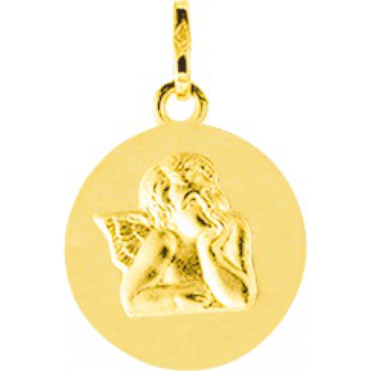 Medalha 9Kt Ouro amarelo 9K20463 Lua blanca 9K20463.0