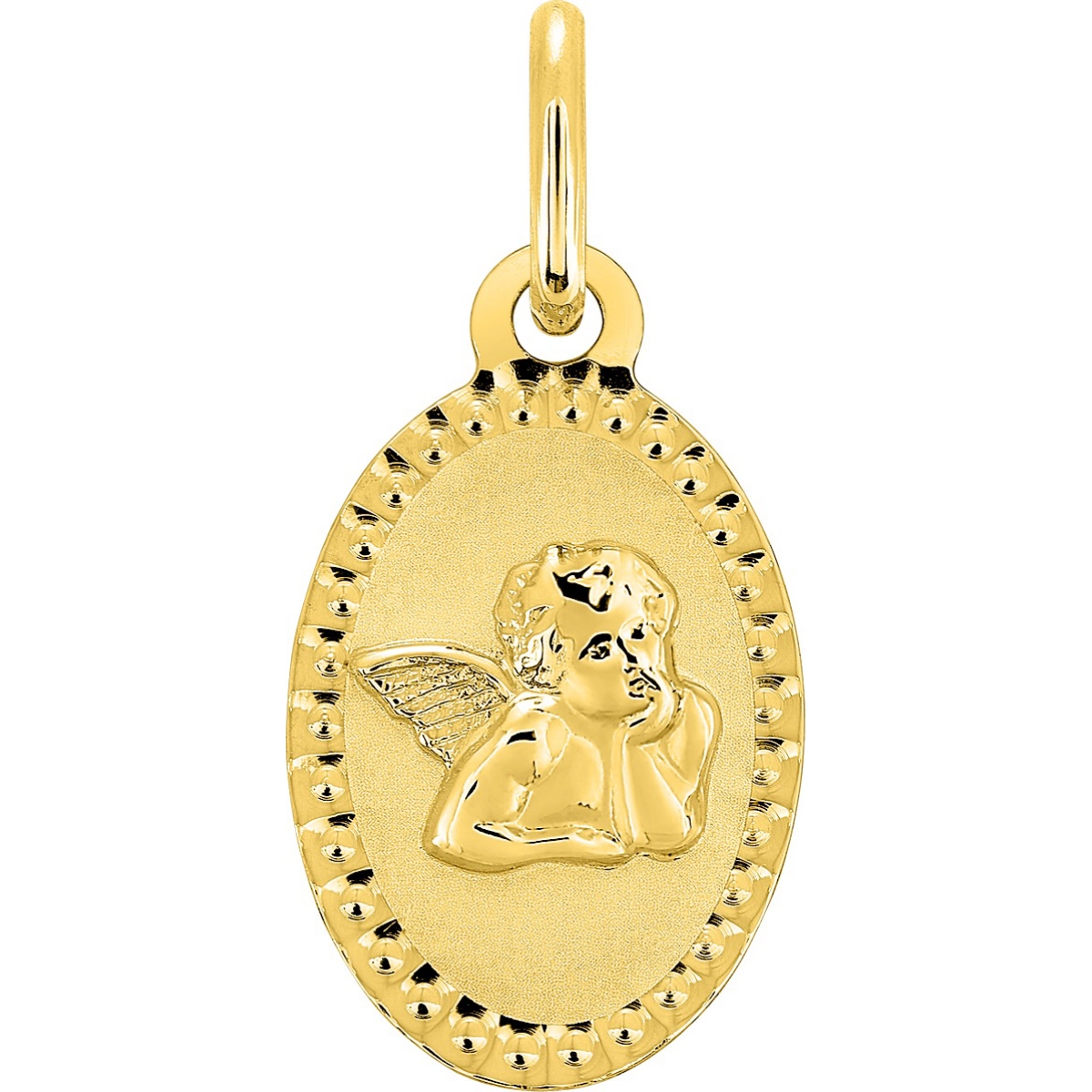 Médaille ange or750j Lua Blanca  32139