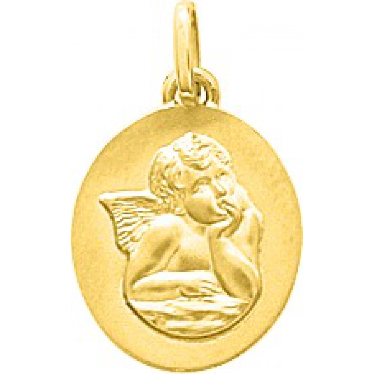 Medalha anjo 18Kt Ouro amarelo 20571 Lua blanca 20571.0