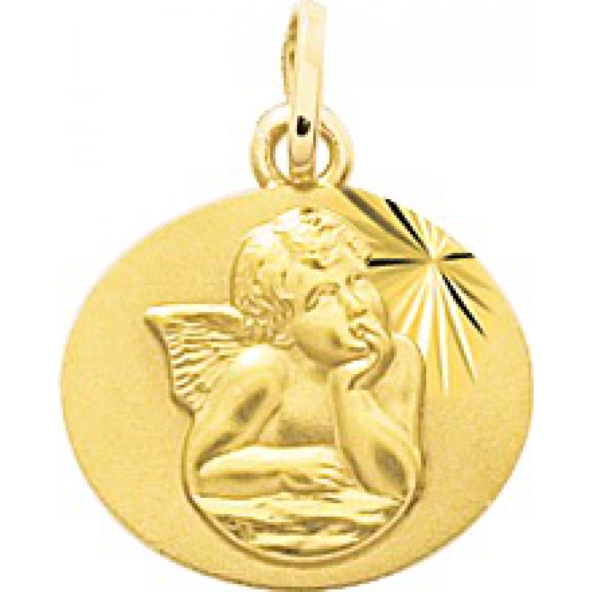 Medal 'angel' 18K YG  Lua Blanca  20832.0