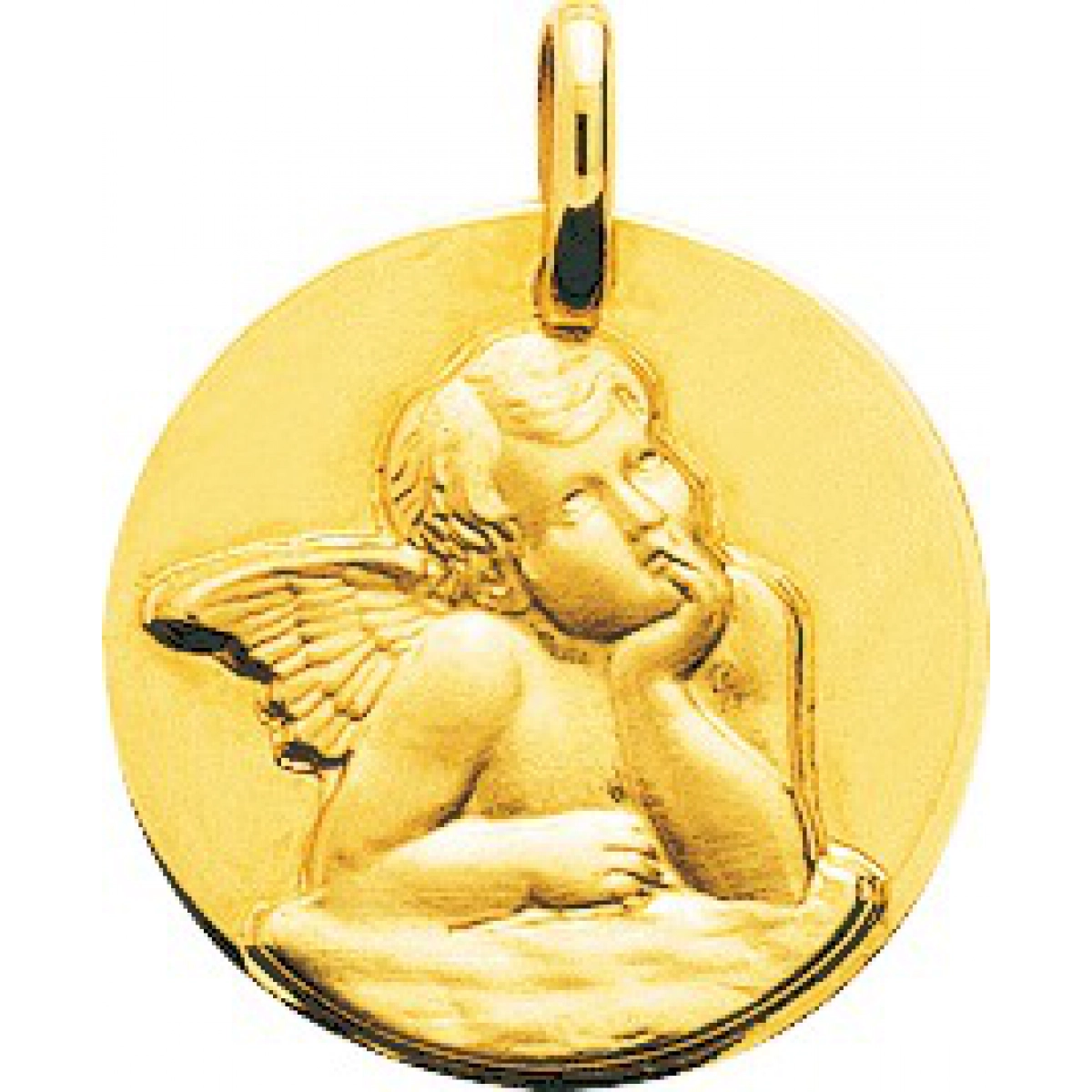 Medal 'angel' 9K YG  Lua Blanca  9K20372.0