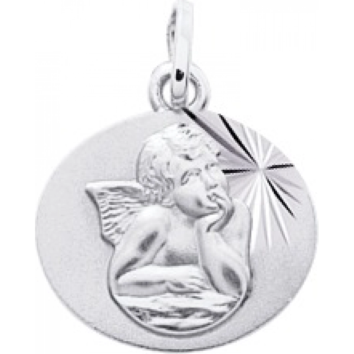 Médaille ange or375b  Lua Blanca  9K20836GR.0