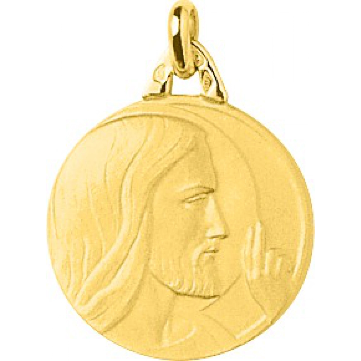Medal Christ 18K YG  Lua Blanca  10518.0
