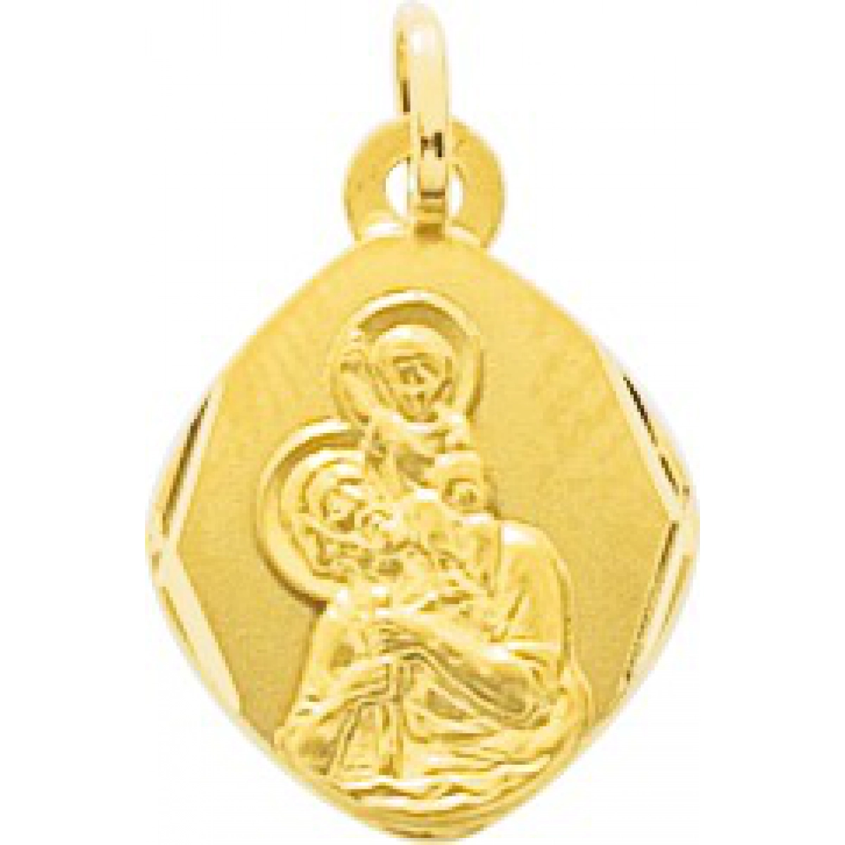Médaille St-Christophe or750j  Lua Blanca  20711.0
