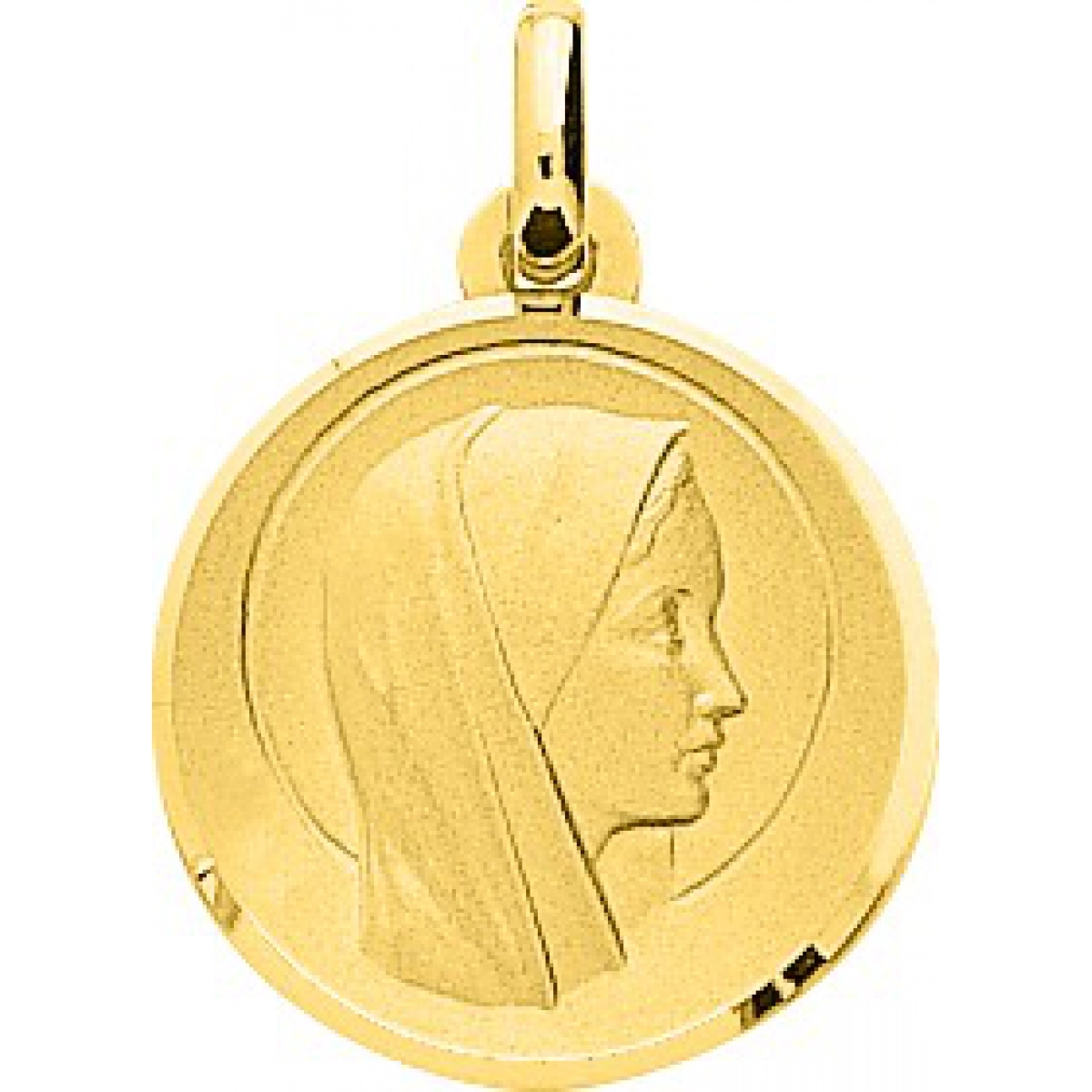 Medalha virgem 18Kt Ouro amarelo 20468 Lua blanca 20468.0