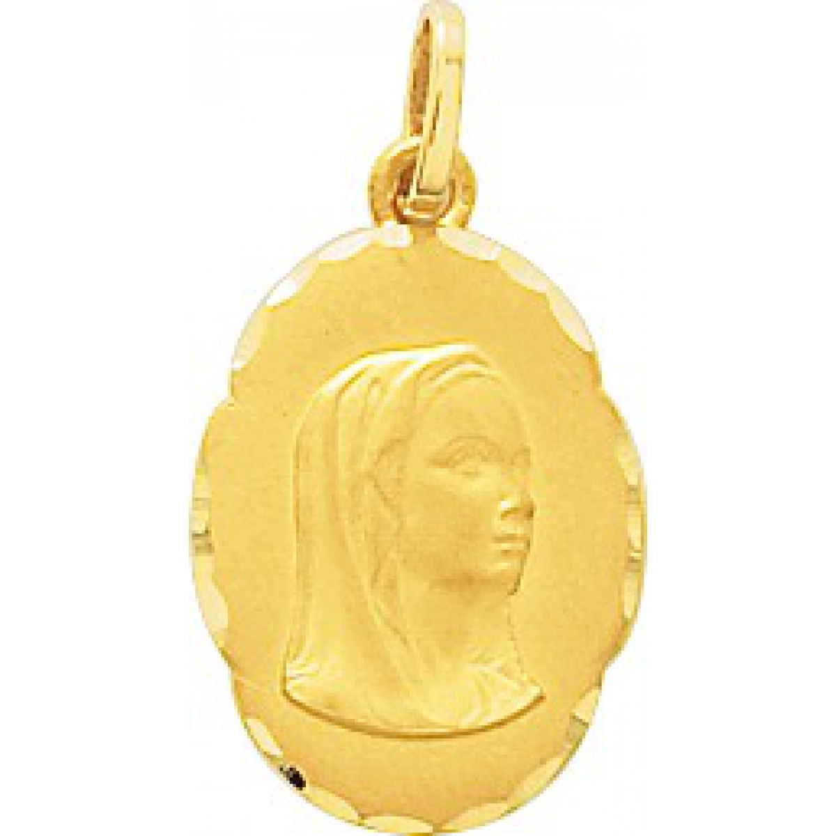 Medalha virgem 18Kt Ouro amarelo 20721 Lua blanca 20721.0