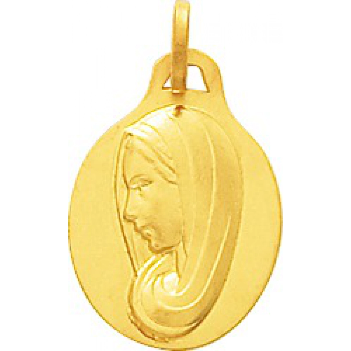 Medalha virgem 18Kt Ouro amarelo 20727 Lua blanca 20727.0