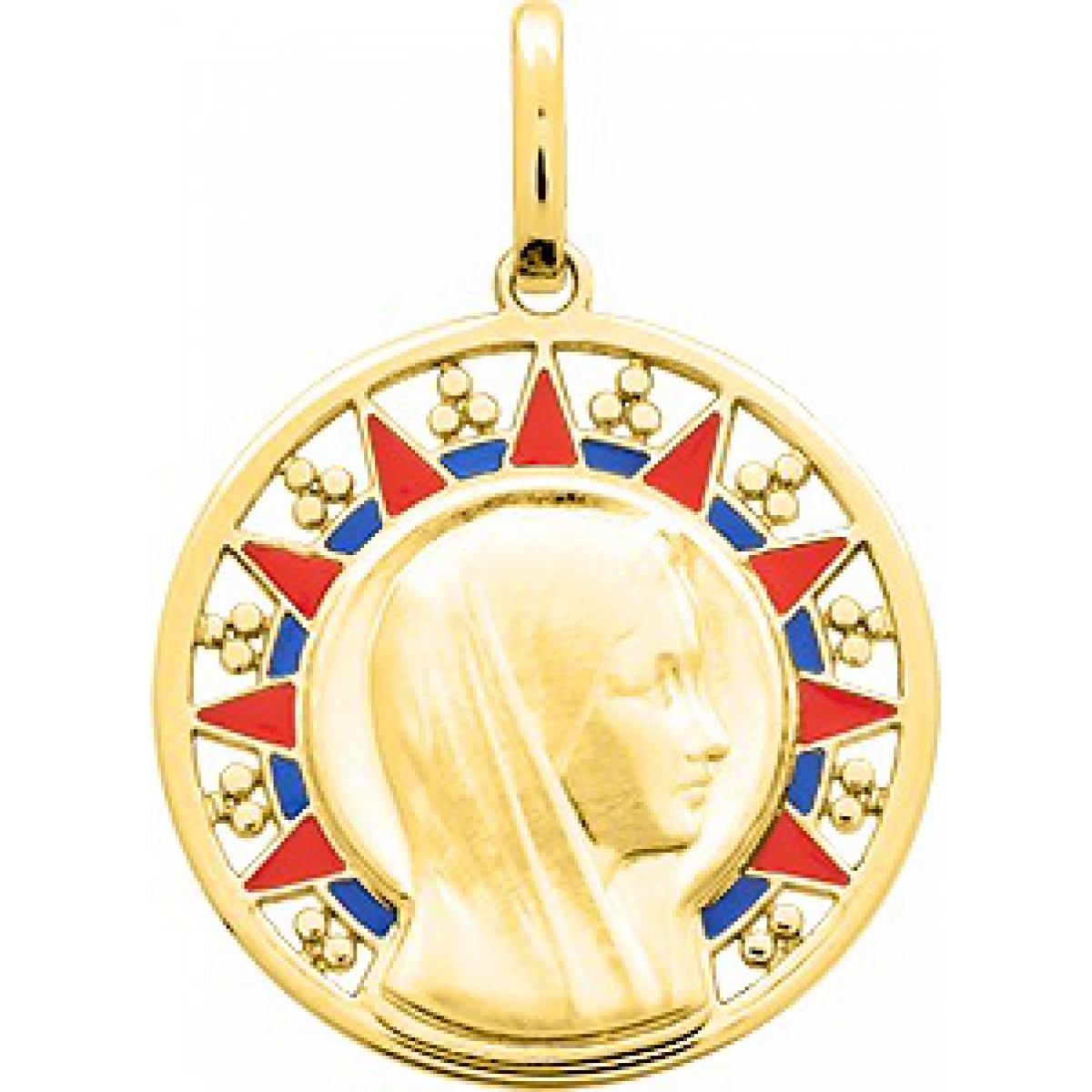 Médaille vierge or750j Lua Blanca  20872.0