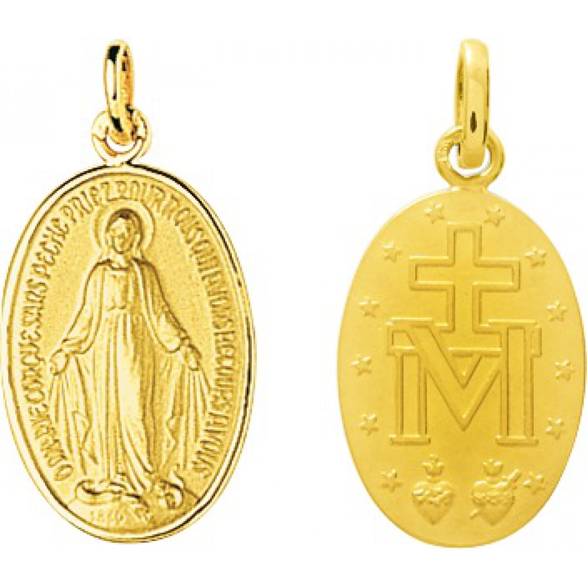 Médaille vierge miraculeuse or750j  Lua Blanca  5419.0