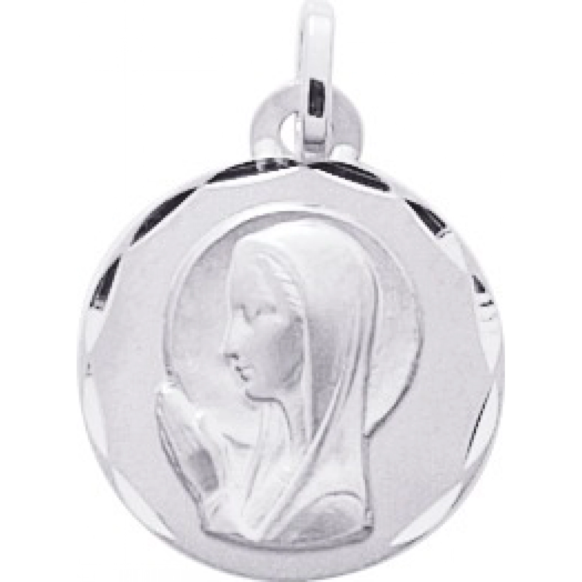 Medal 'virgin' 18K WG  Lua Blanca  20713G.0