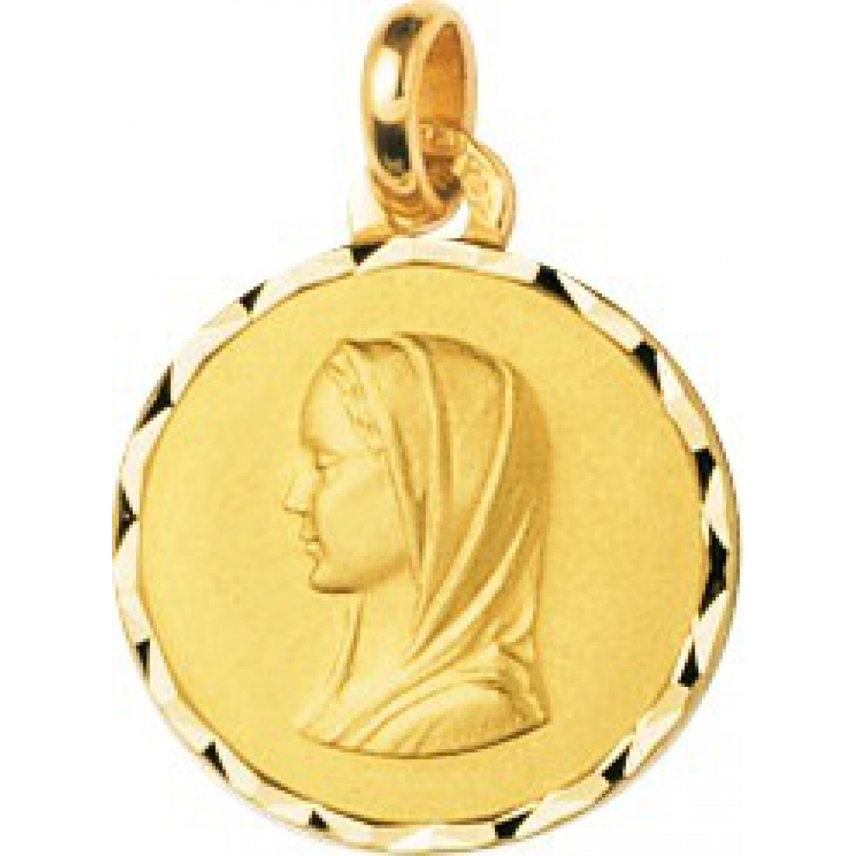 Médaille vierge or375j  Lua Blanca  660109.0