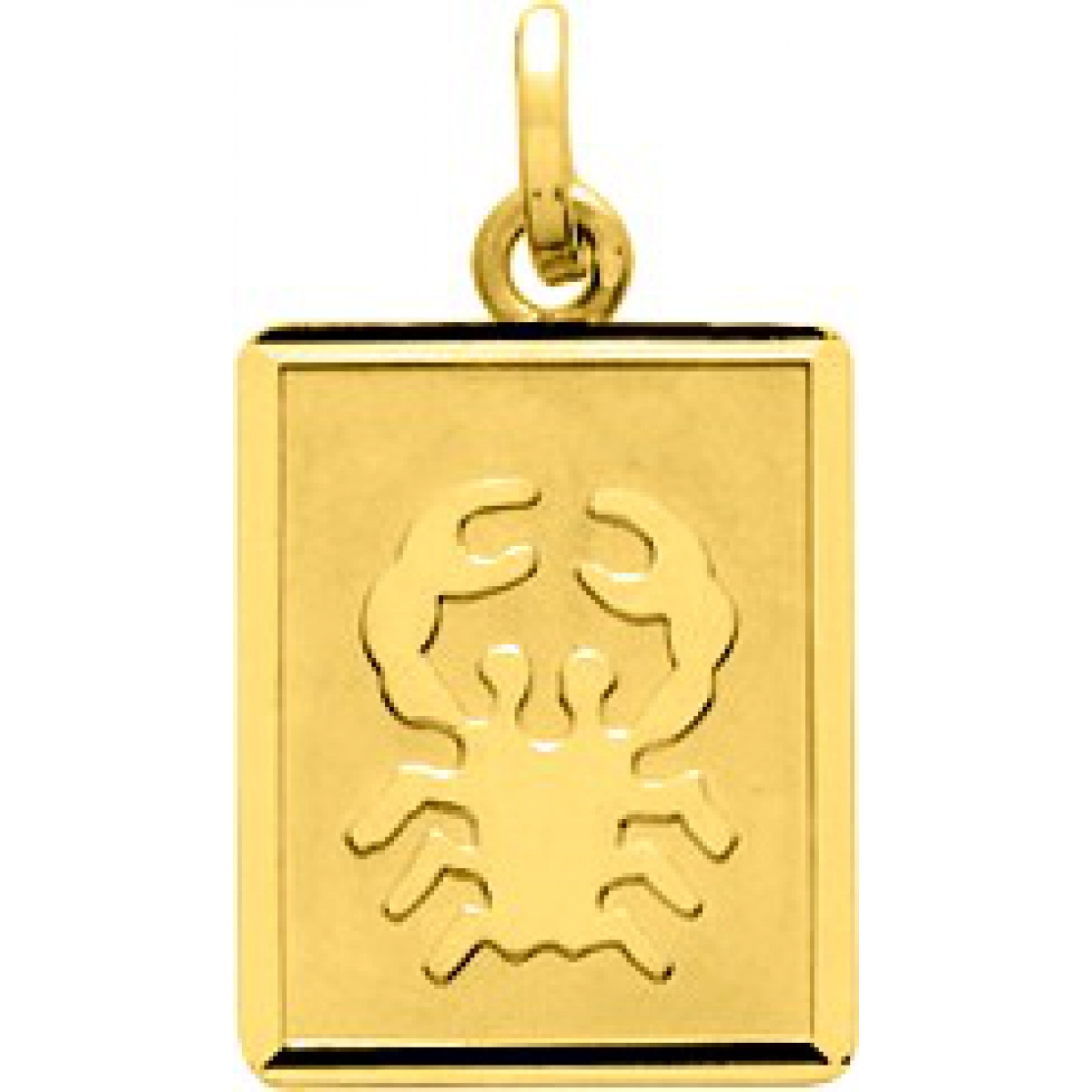 Medalha zodíaco Câncer 18Kt Ouro amarelo 73223 Lua blanca 73223.0
