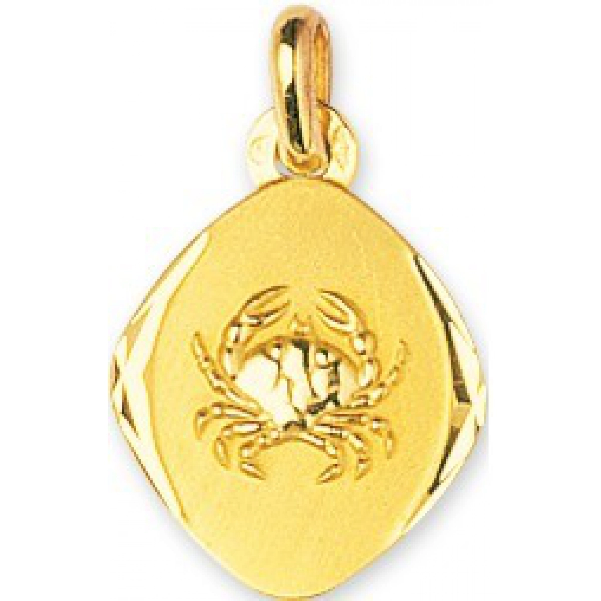 Medal Zodiac 'cancer' 9K YG  Lua Blanca  660134.4.0