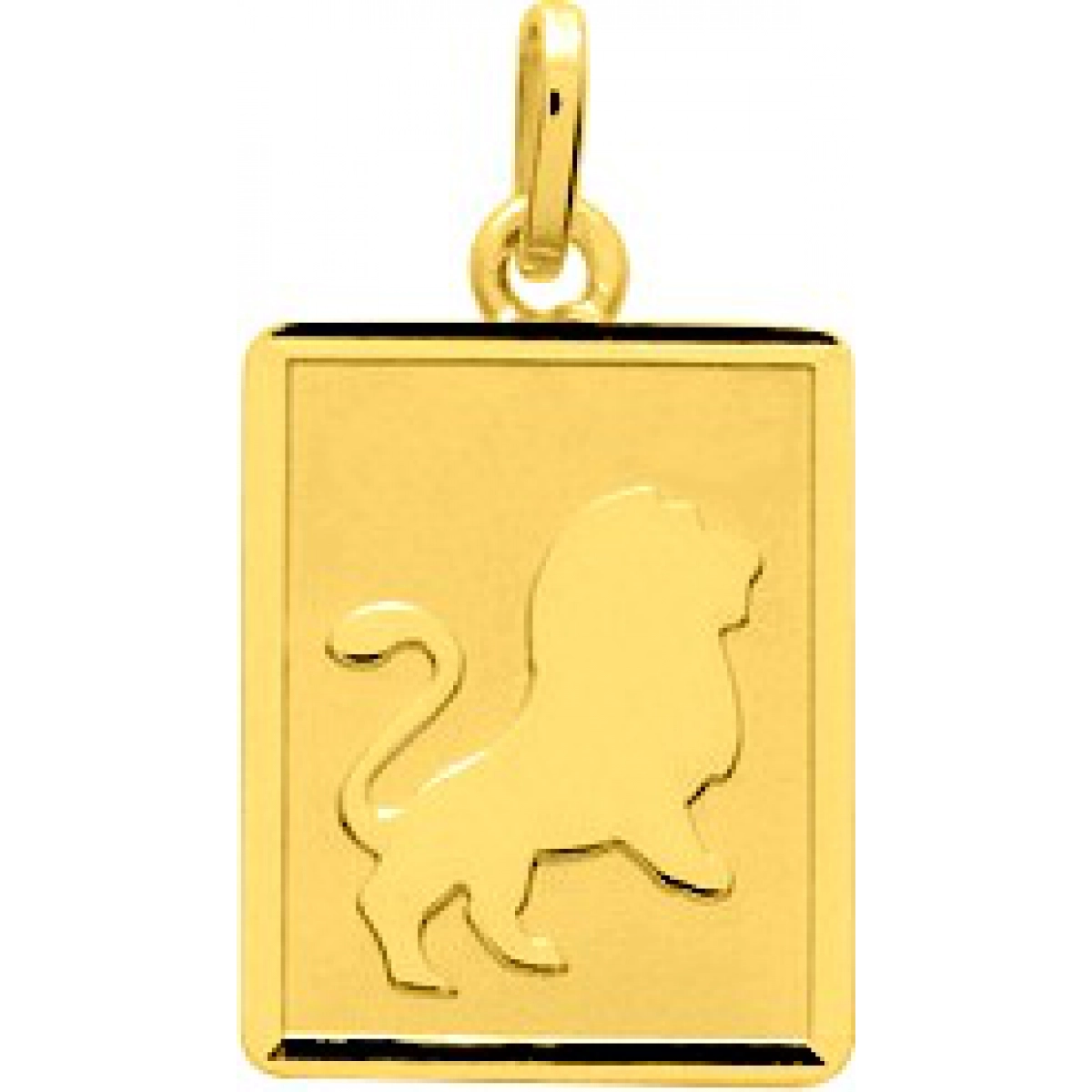 Medalha zodíaco Leo 18Kt Ouro amarelo 73224 Lua blanca 73224.0