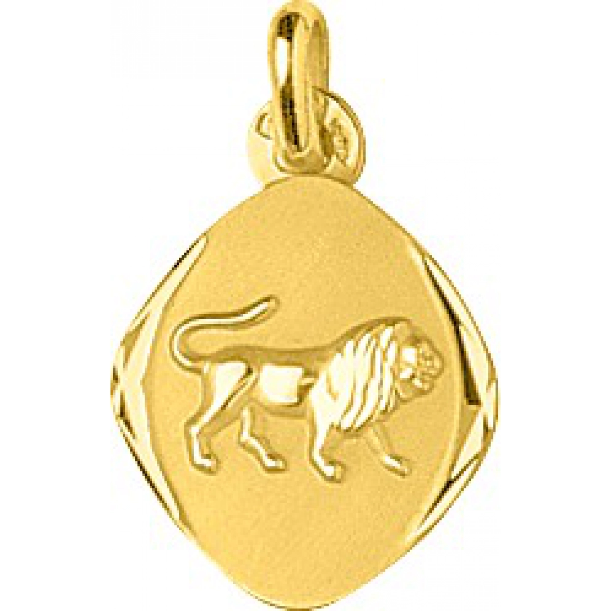 Medalha zodíaco Leo 18Kt Ouro amarelo 73259 Lua blanca 73259.0