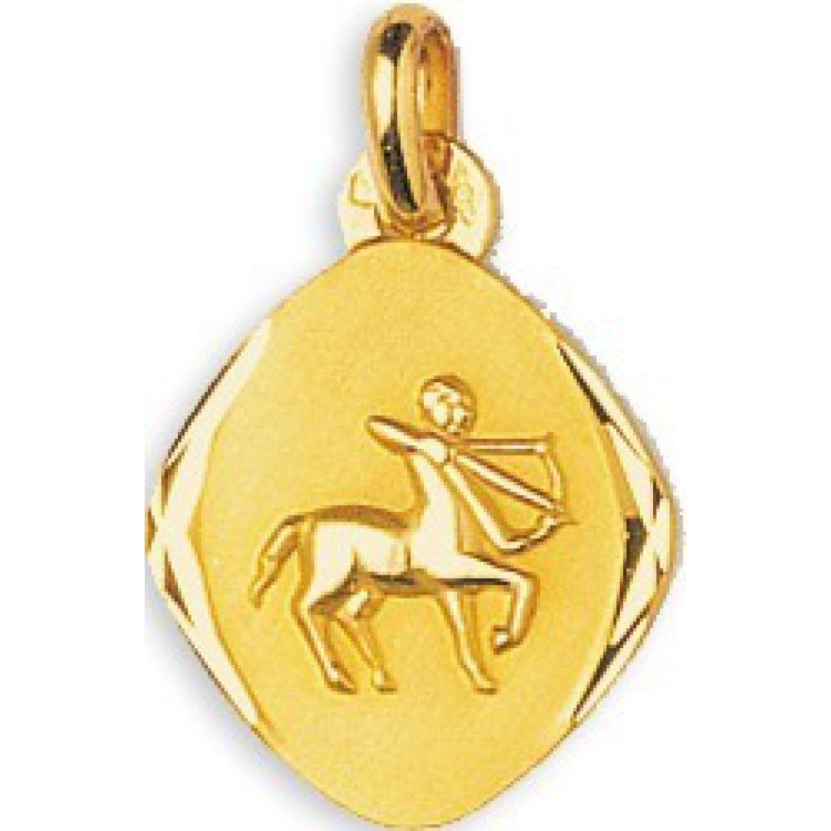 Médaille Sagittaire or375j  Lua Blanca  660134.9.0