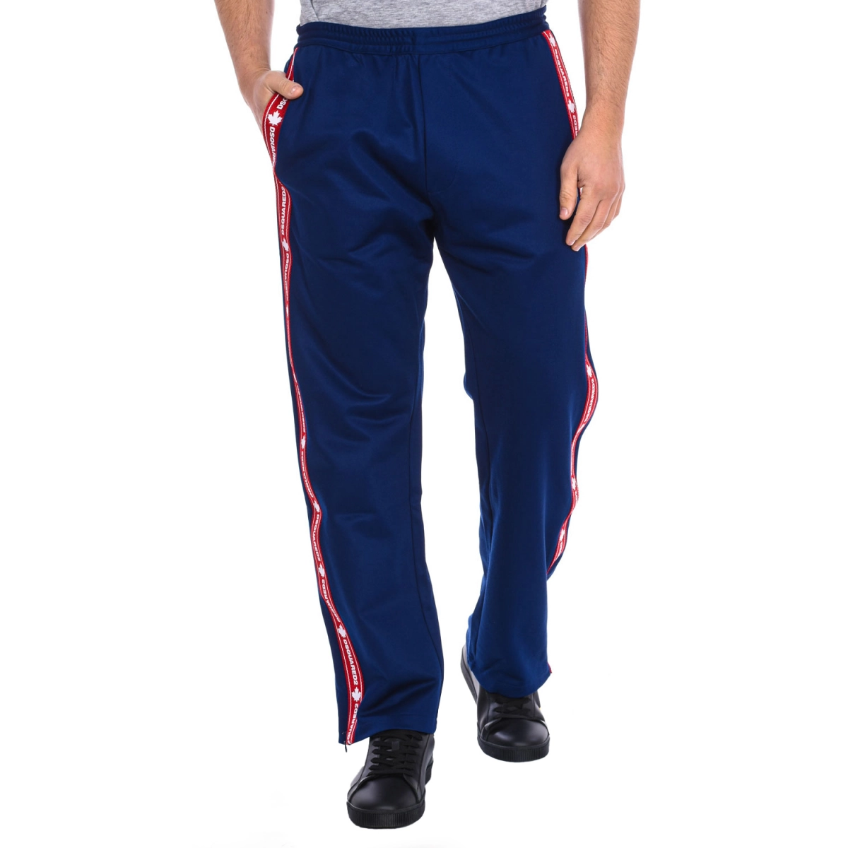 Pantalón deportivo Dsquared2 S74KB0476-S23686 hombre Talla: XL Color: Azul S74KB0476-S23686-477.XL