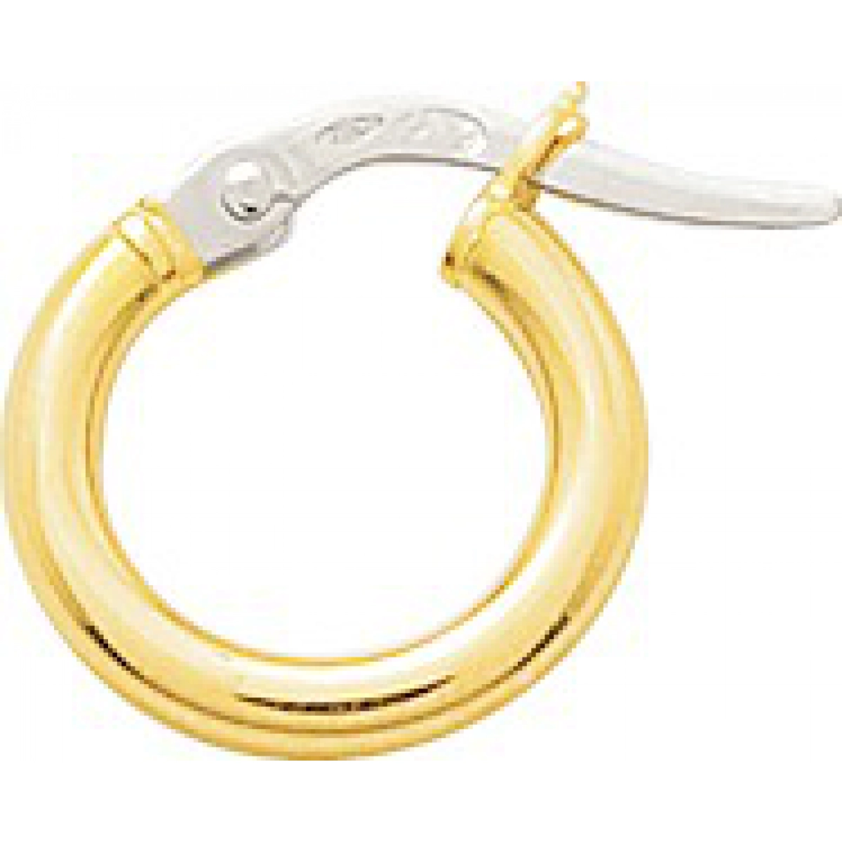 Hoops earrings half pair 18K YG  Lua Blanca  2535.1U.0