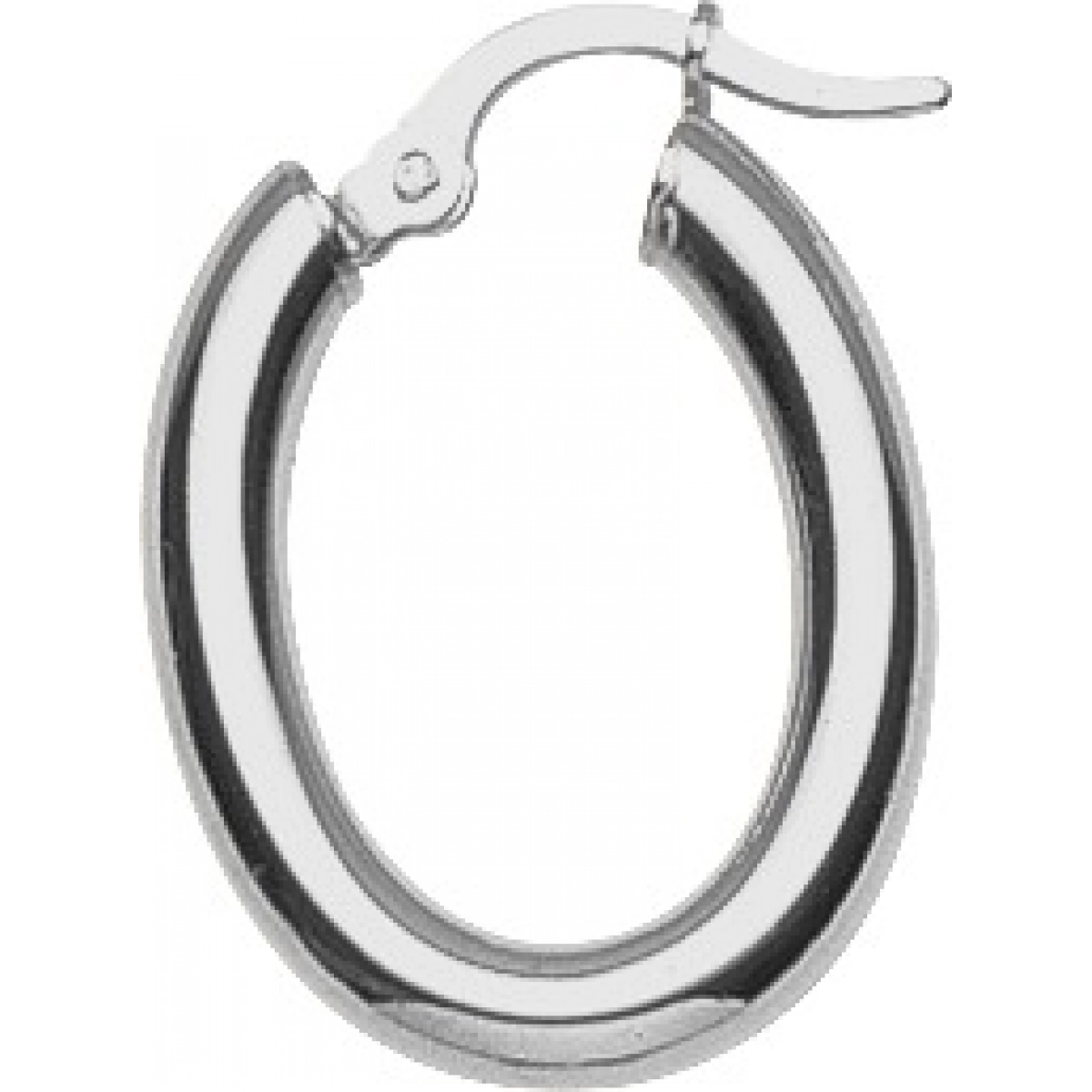 Hoops Earrings half pair 18K WG  Lua Blanca  5518.2GU.0