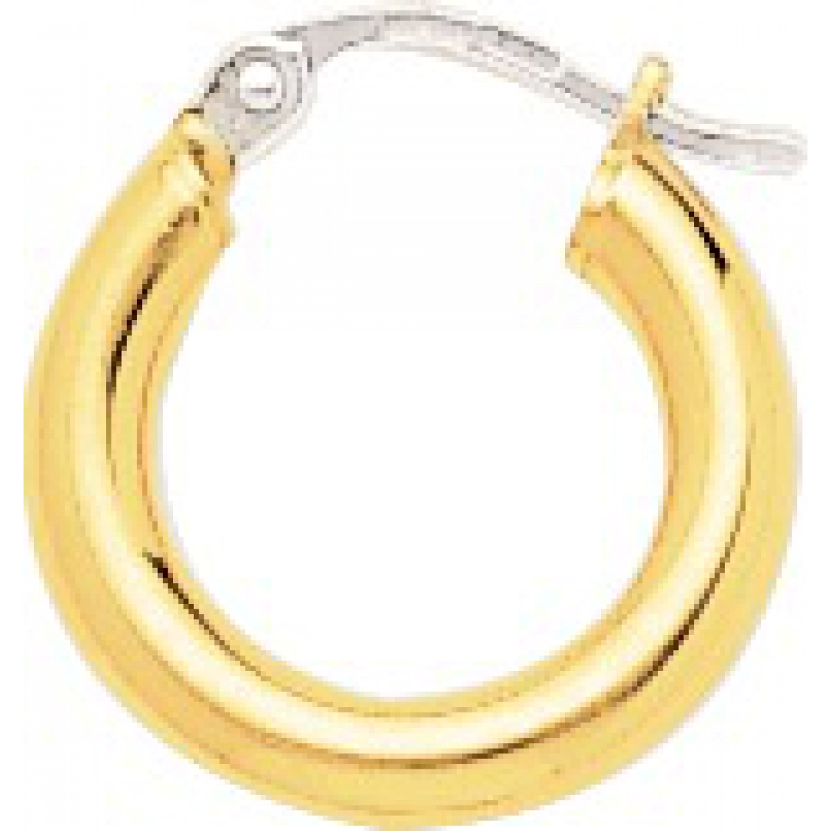 Hoops earrings pair 18K YG  Lua Blanca  2500.0