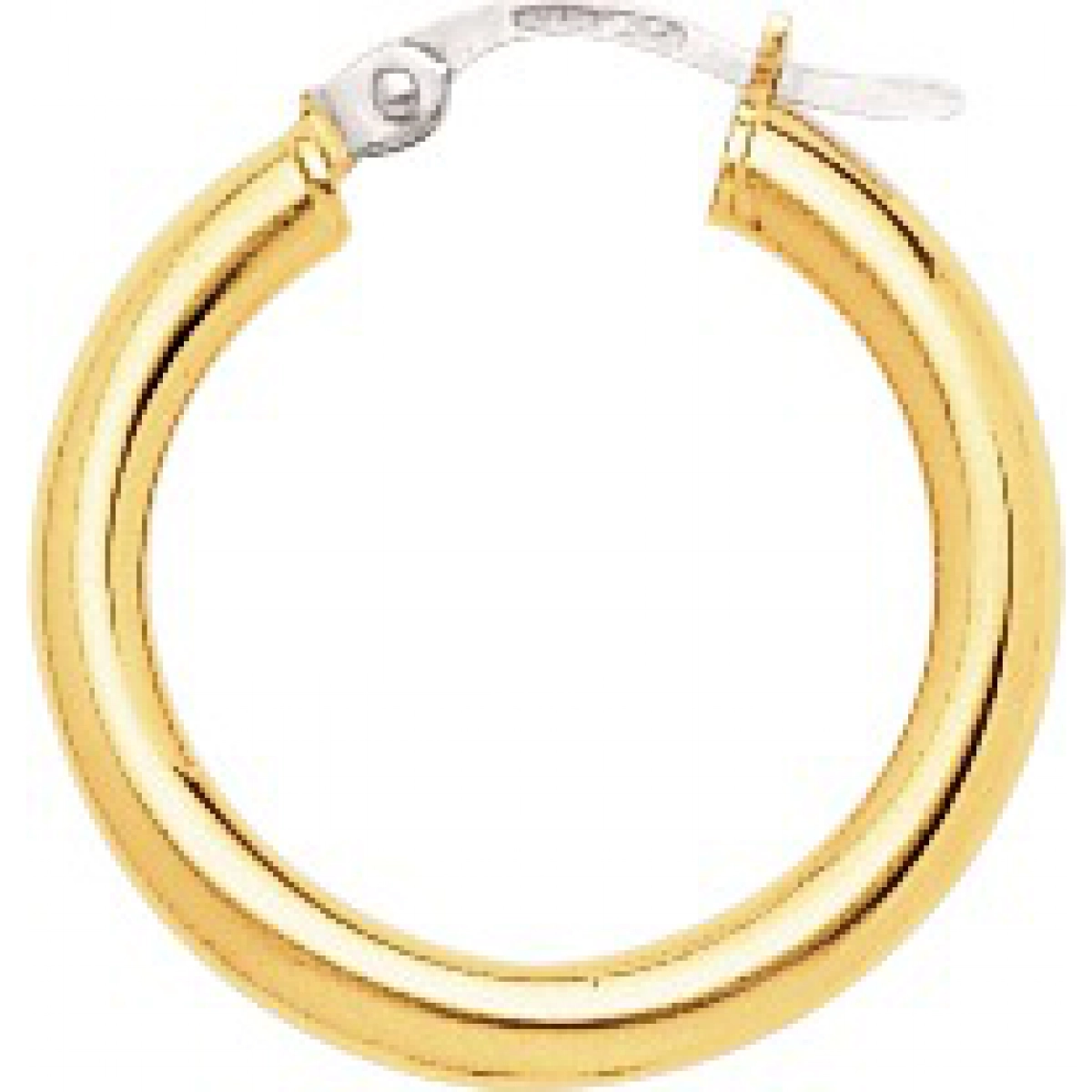 Hoops earrings pair 18K YG Lua Blanca  2501.0
