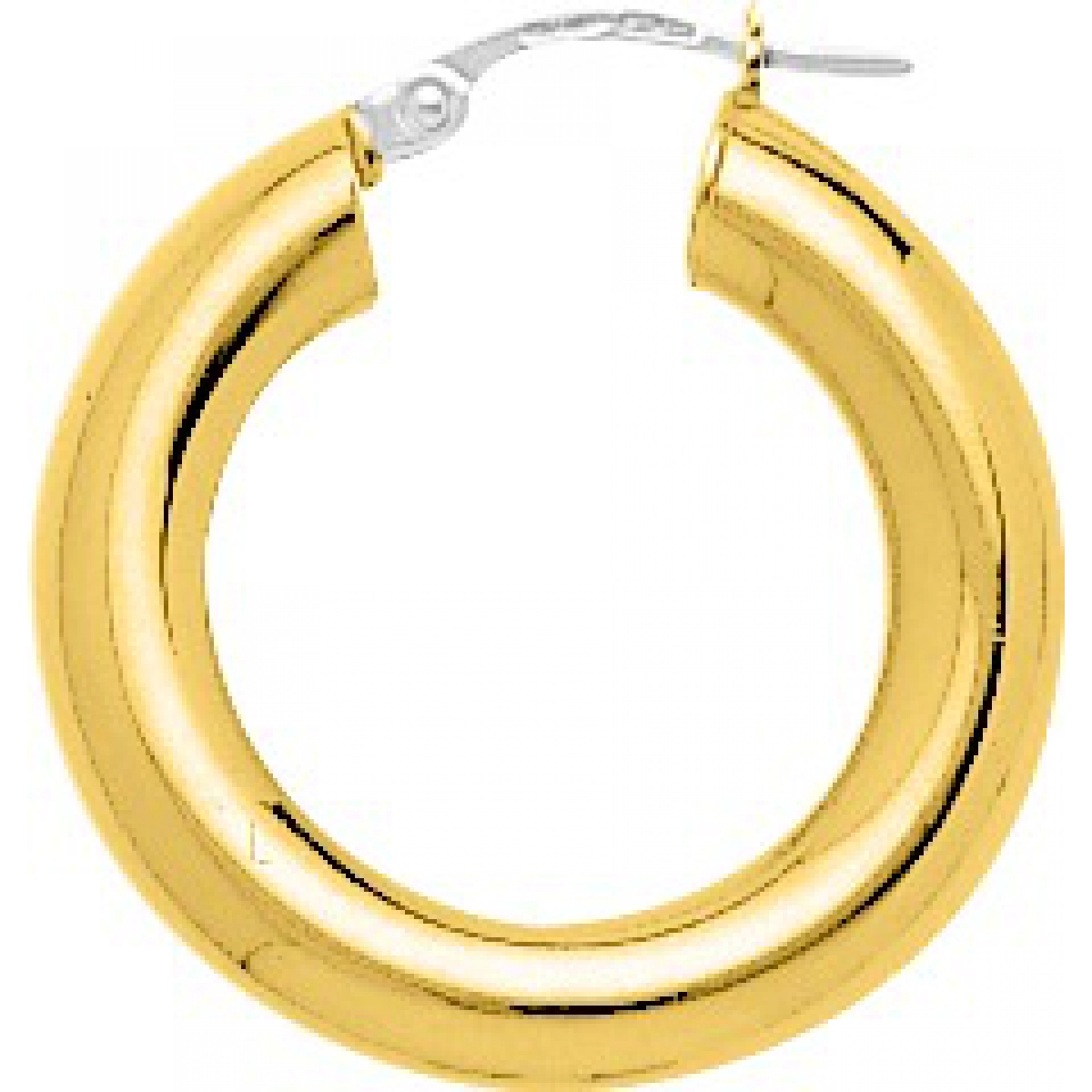 Hoops earrings pair 18K YG  Lua Blanca  2511.0