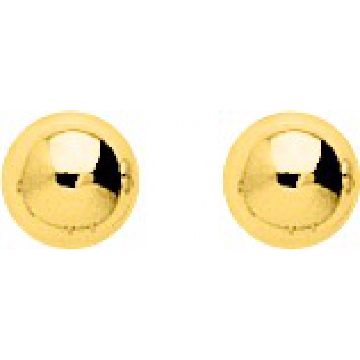 Brincos Anéis par 18Kt Ouro amarelo 2643.3 Lua blanca 2643.3.0