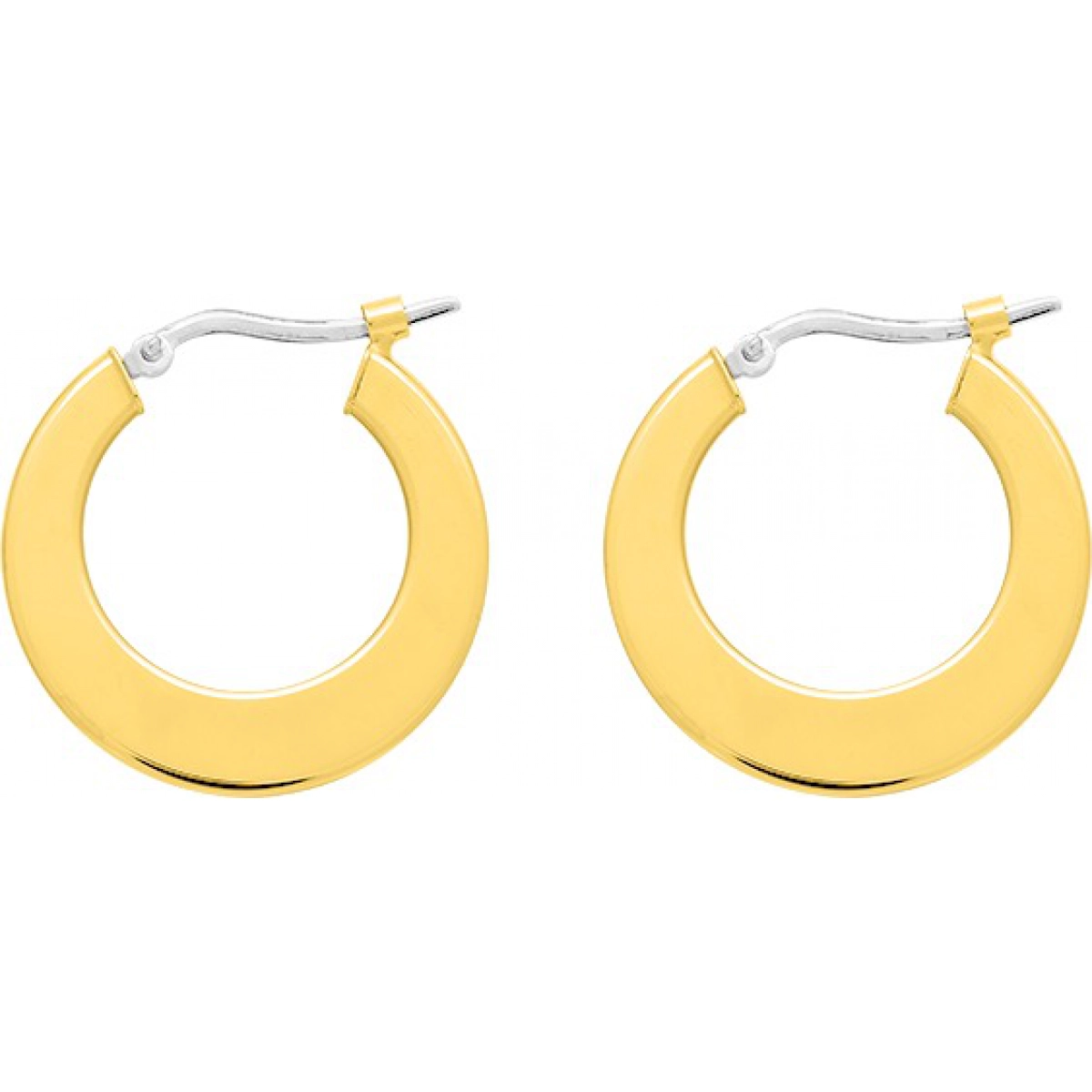 Hoops earrings pair 18K YG  Lua Blanca  9079.2.0