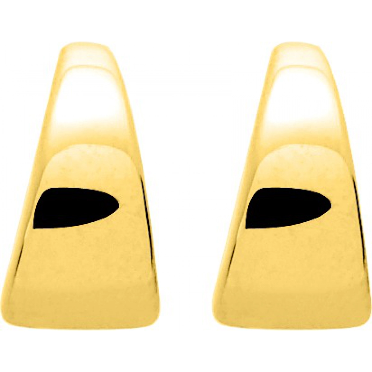 Hoops earrings pair 18K YG Lua Blanca  9573.0
