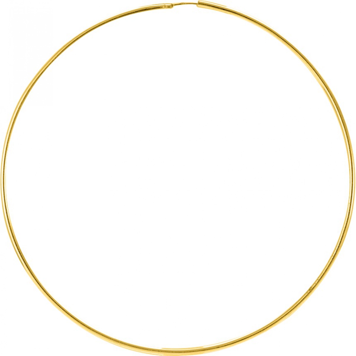 Brincos Anéis par banhado a ouro 135173 Lua blanca 135173.0
