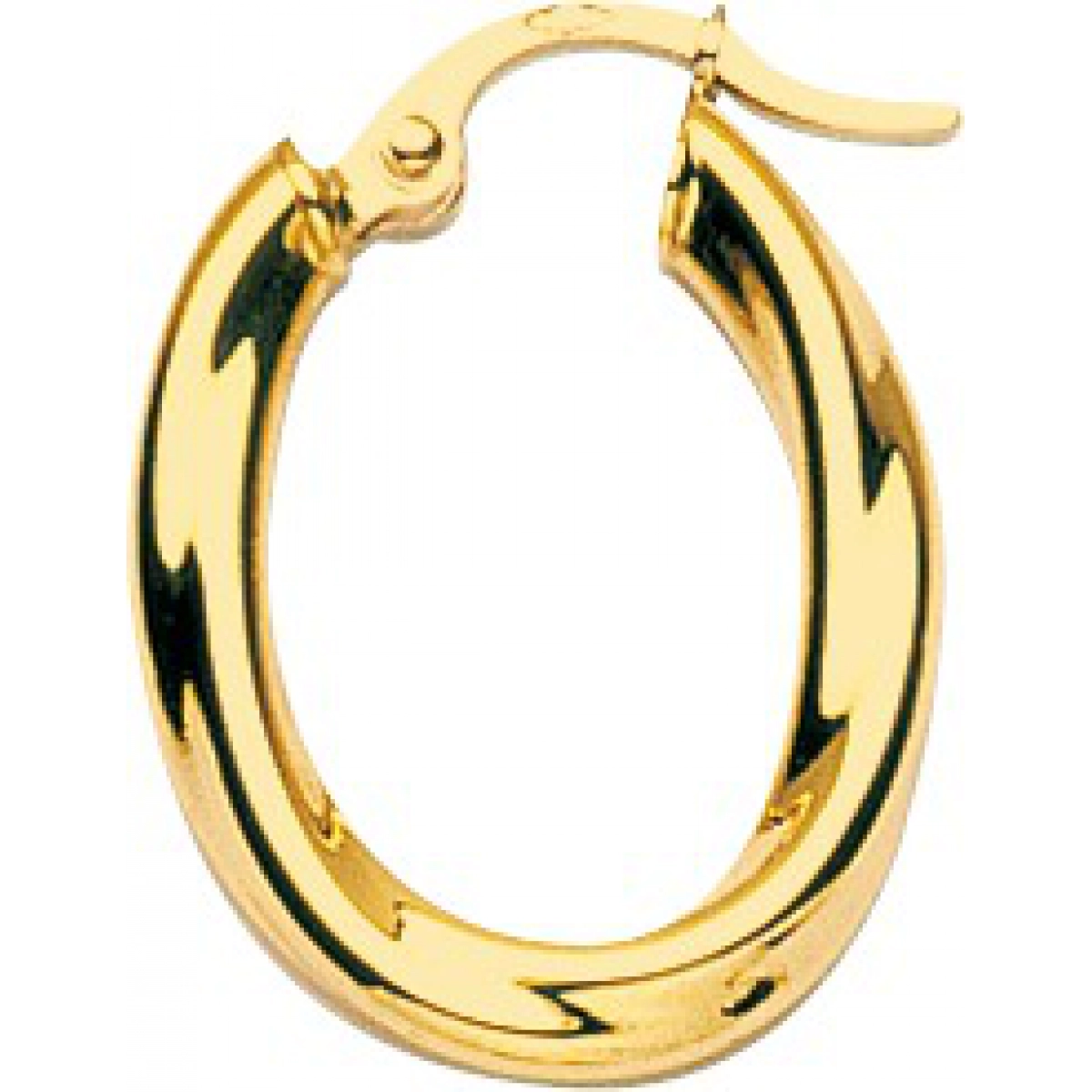 Hoops earrings pair oval 18K YG  Lua Blanca  5511.2.0