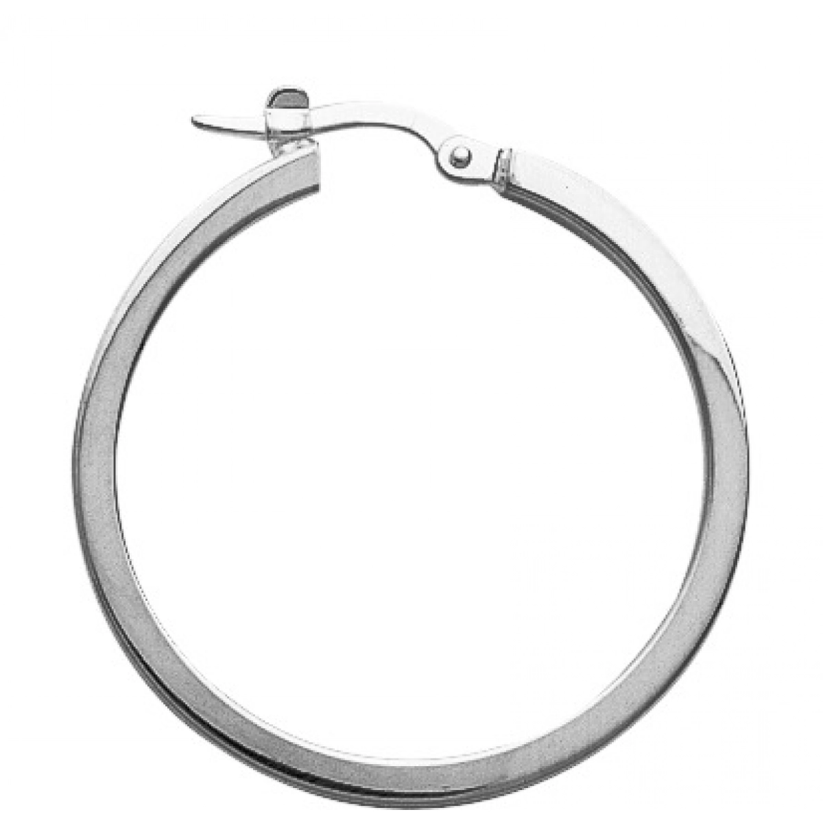 Hoops earrings pair 925 Silver Lua Blanca  205322.0