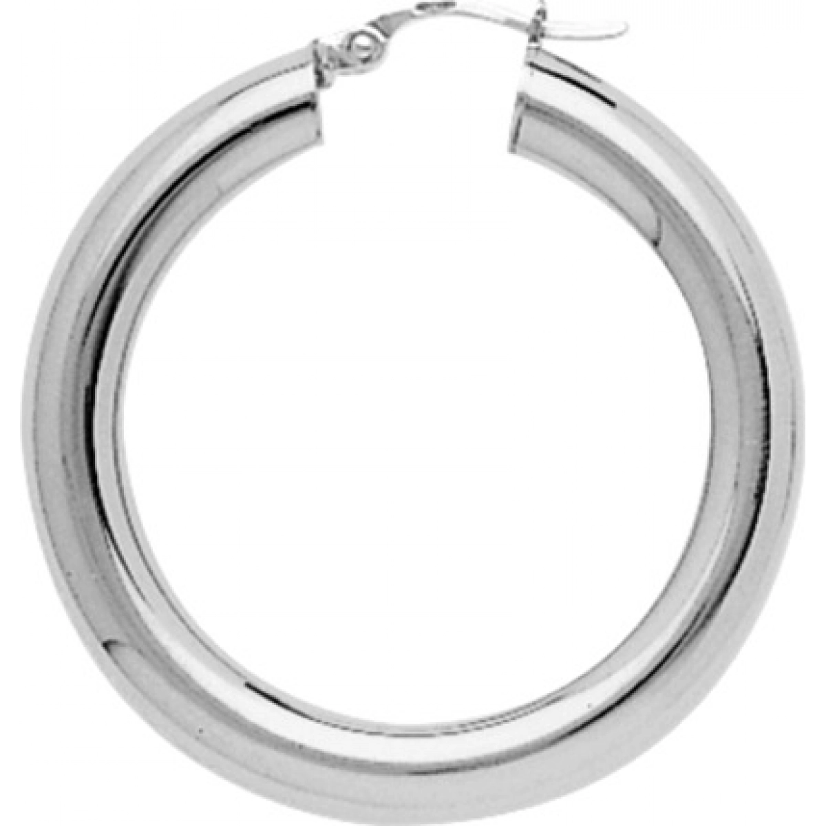 Hoops earrings pair 925 Silver Lua Blanca  235431.0