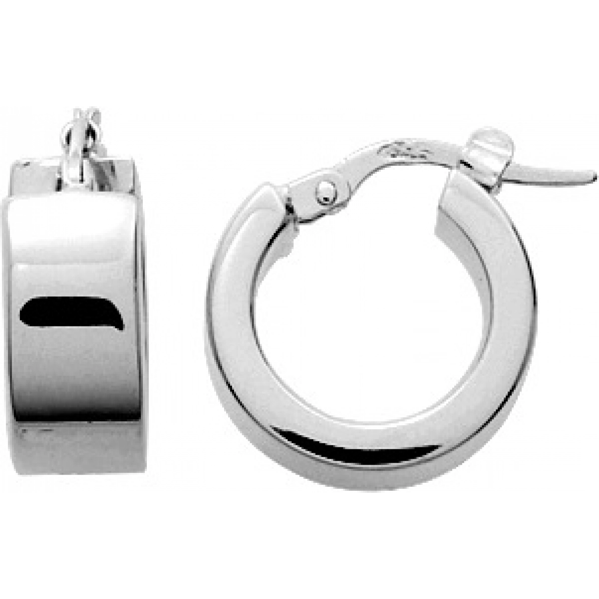 Hoops earrings pair rh925 Silver  Lua Blanca  305576.0