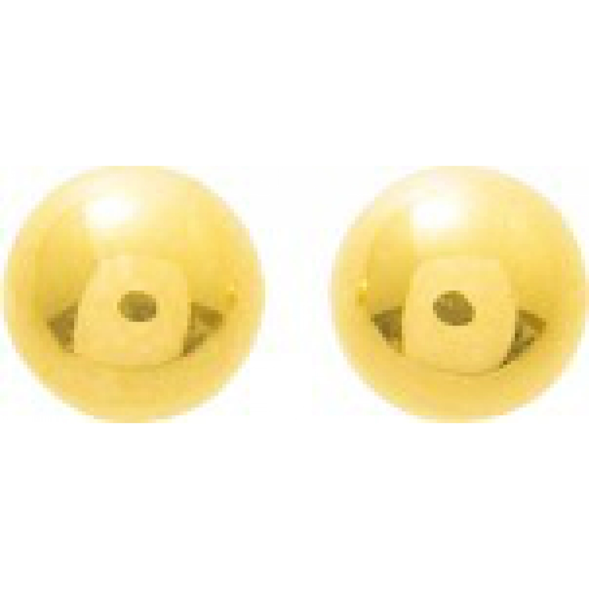 Brincos par 6mm 9Kt Ouro amarelo 650057 Lua blanca 650057.0