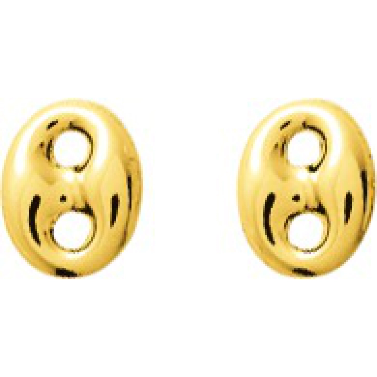 Earrings pair 9K YG  Lua Blanca  9K8379.3.0