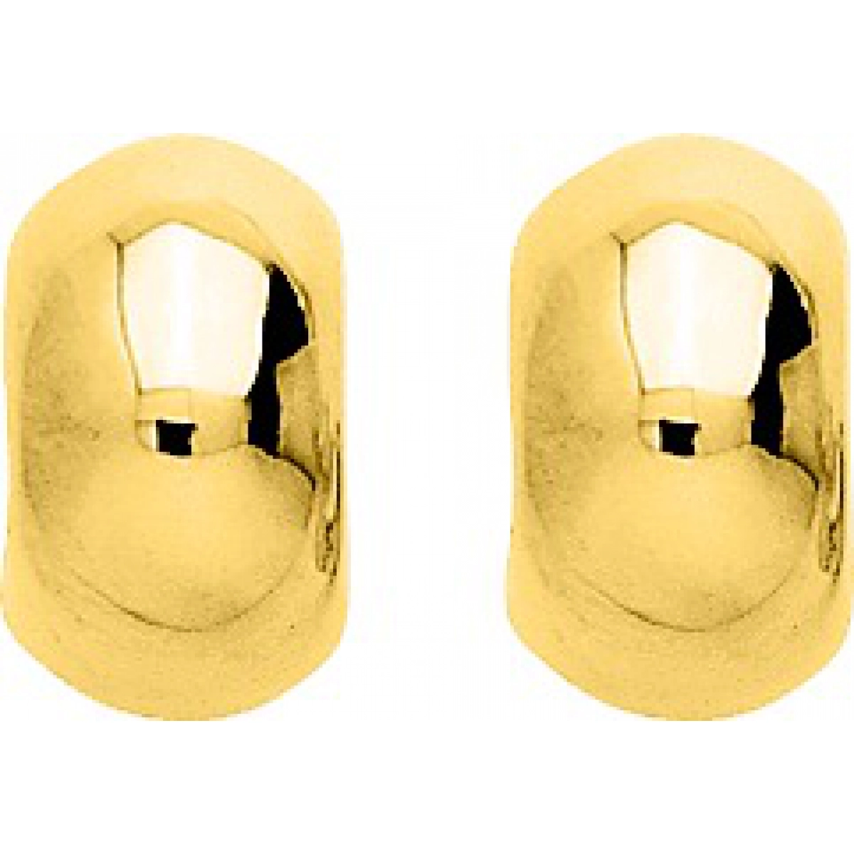 Earrings pair gold plated Brass Lua Blanca  105247.0