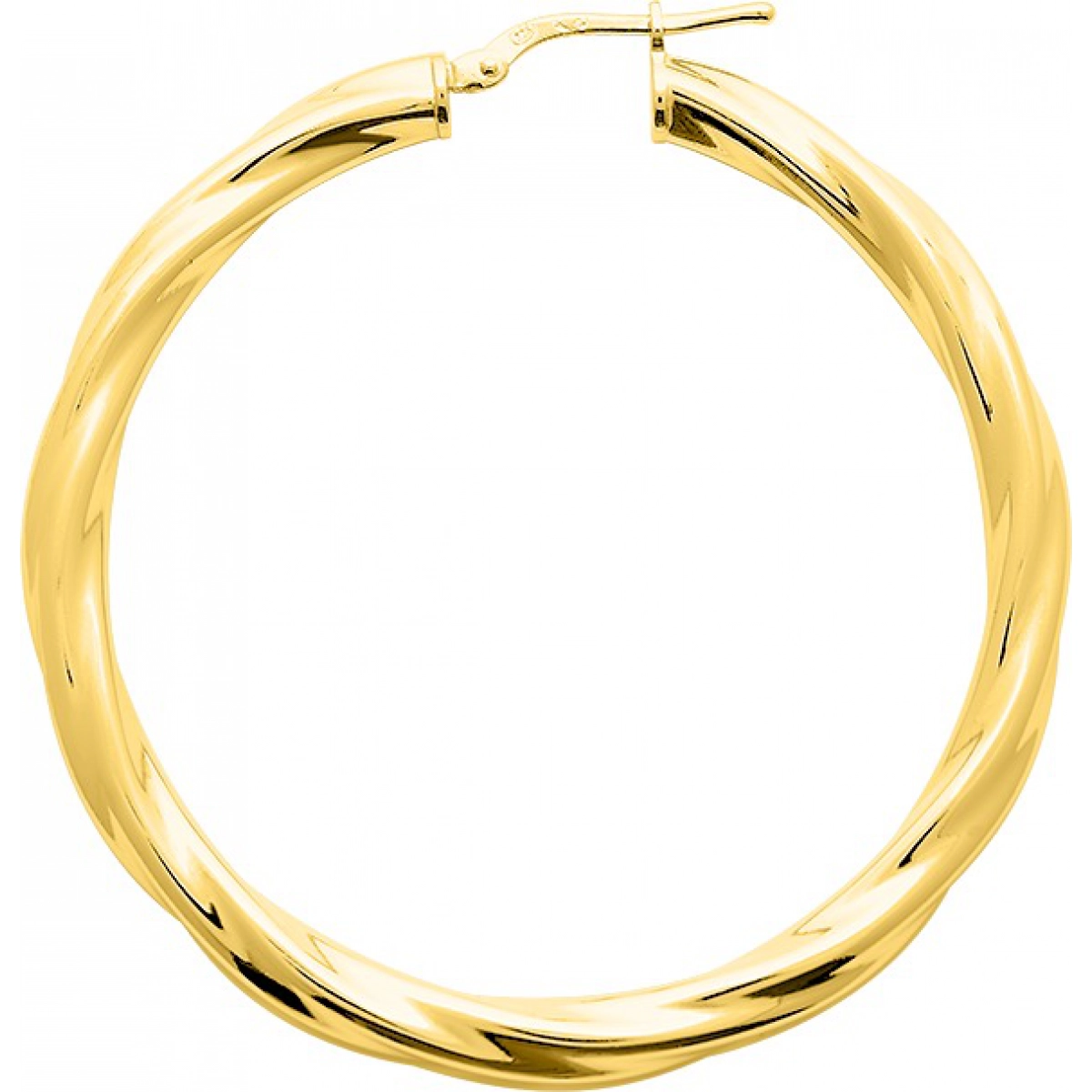 Earrings pair gold plated Brass Lua Blanca  258320 