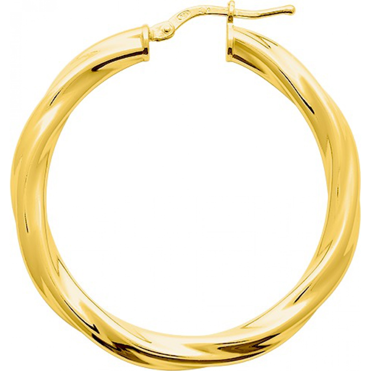 Earrings pair gold plated Brass Lua Blanca  258329 