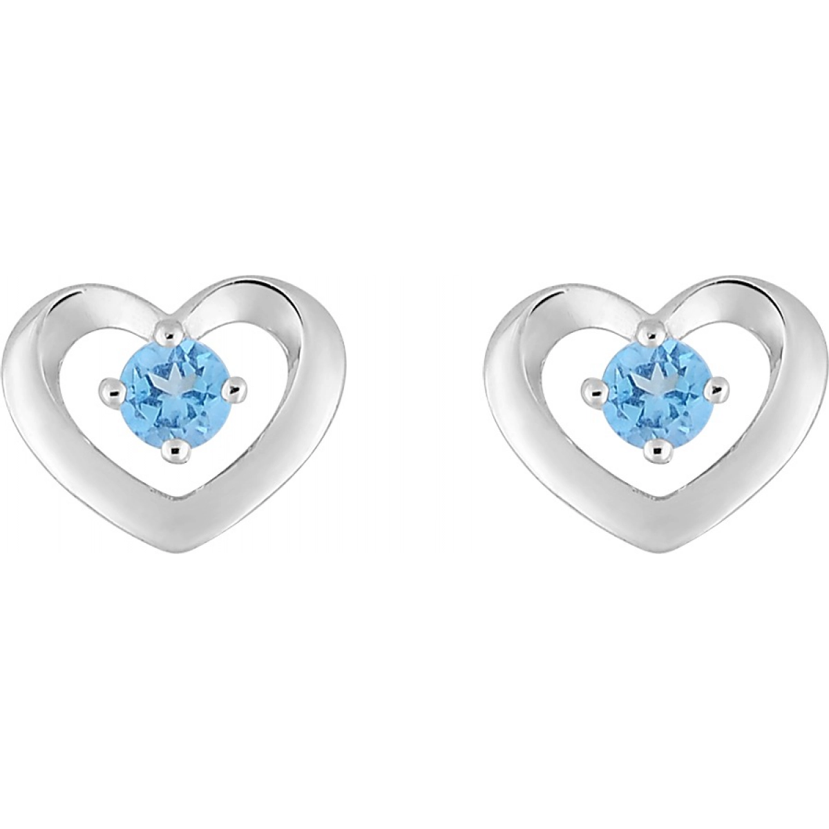 Earrings pair w. tr blue top 18K WG  Lua Blanca  28FH85GT.0